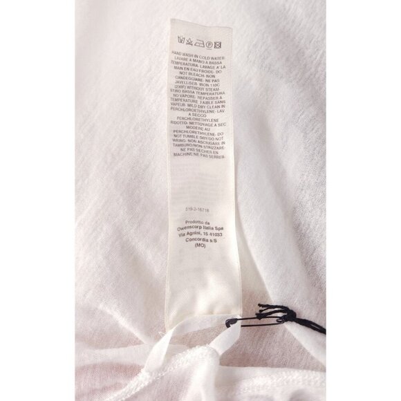 Rick Owens Basic SS T-Shirt M Mens Milk Phlegethon S/S 21 - Picture 12 of 13